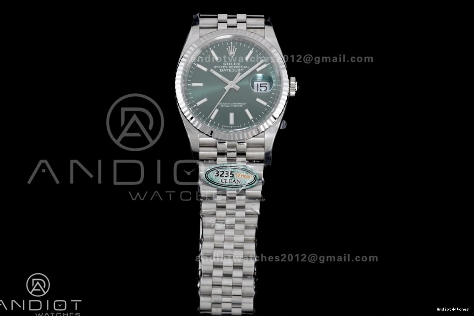 Green 564 DateJust Best Stick 36 SH Dial Edition Bracelet Jubilee 904L Clean 126234 Steel Soft 1:1 on 0123
